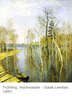 Frühling. Hochwasser - Isaak Levitan. 1897.